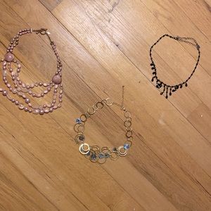 Necklace Bundle with (3) Unique Necklaces